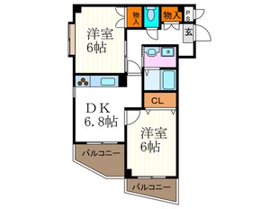 ロイヤルガーデン長岡京の物件間取画像